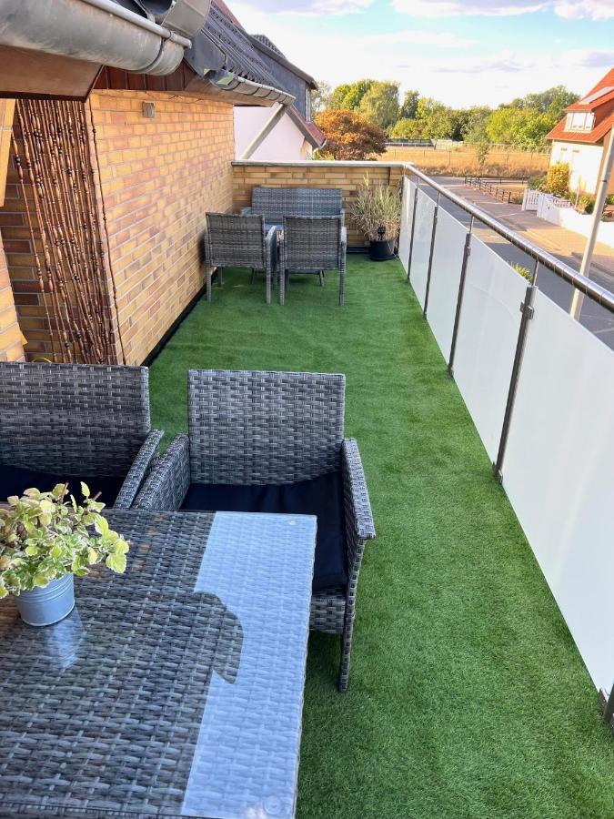 Ferien-Whg Moewe Nahe Steinhuder Meer Mit Garten Und Balkon Hagenburg Buitenkant foto