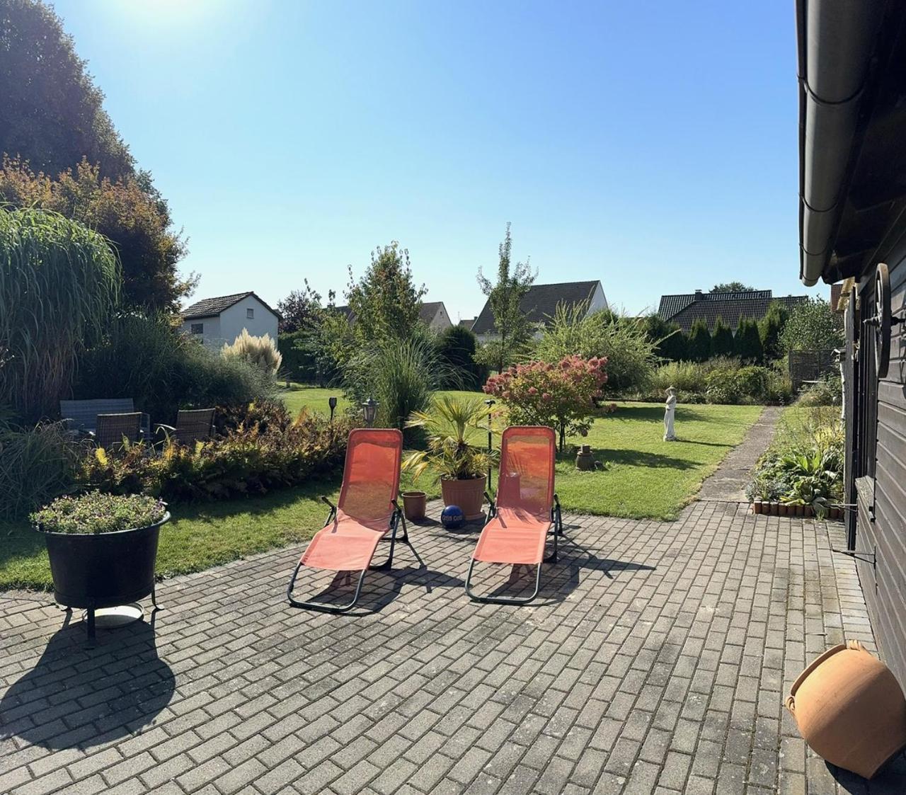 Ferien-Whg Moewe Nahe Steinhuder Meer Mit Garten Und Balkon Hagenburg Buitenkant foto
