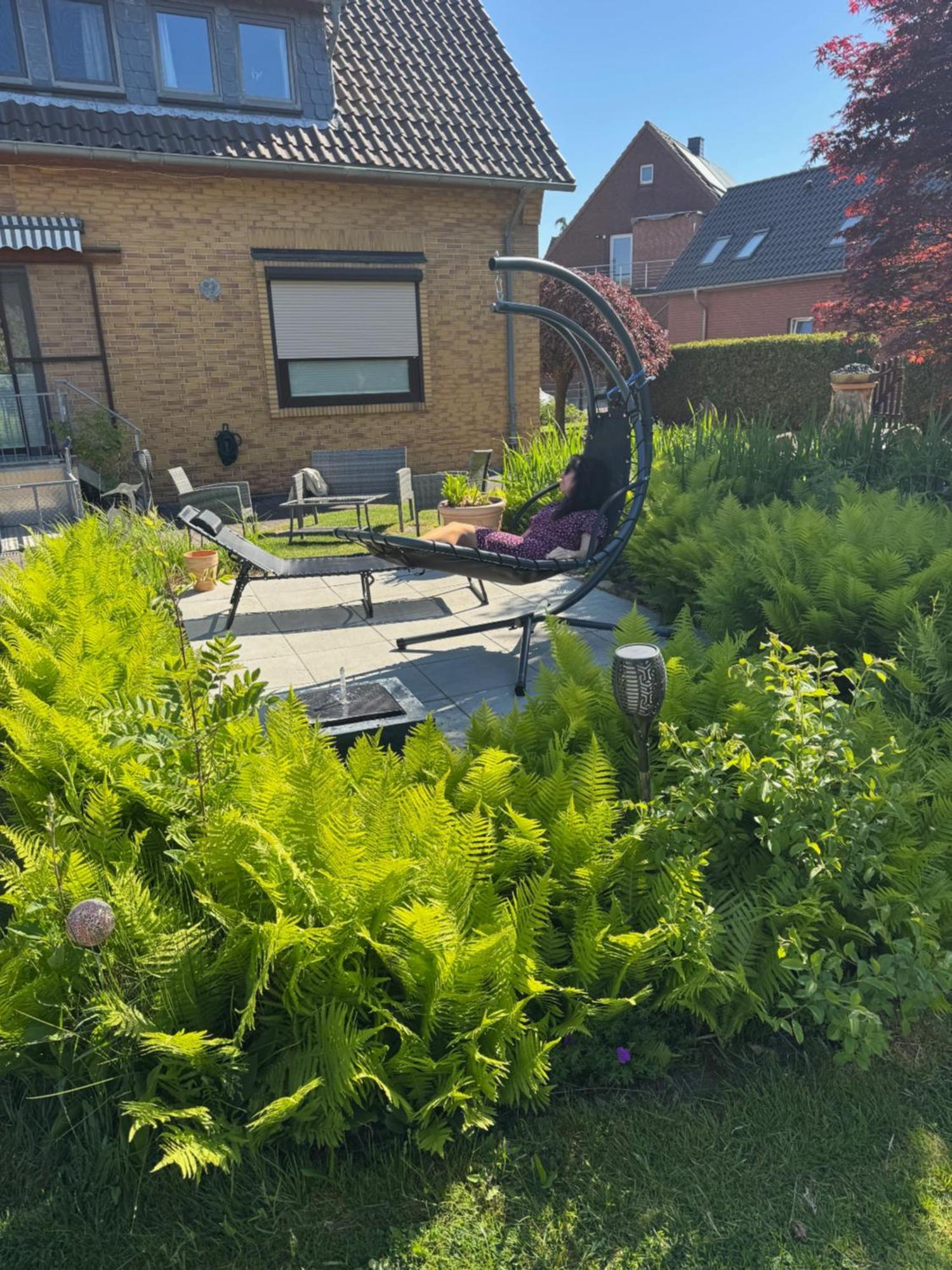 Ferien-Whg Moewe Nahe Steinhuder Meer Mit Garten Und Balkon Hagenburg Buitenkant foto